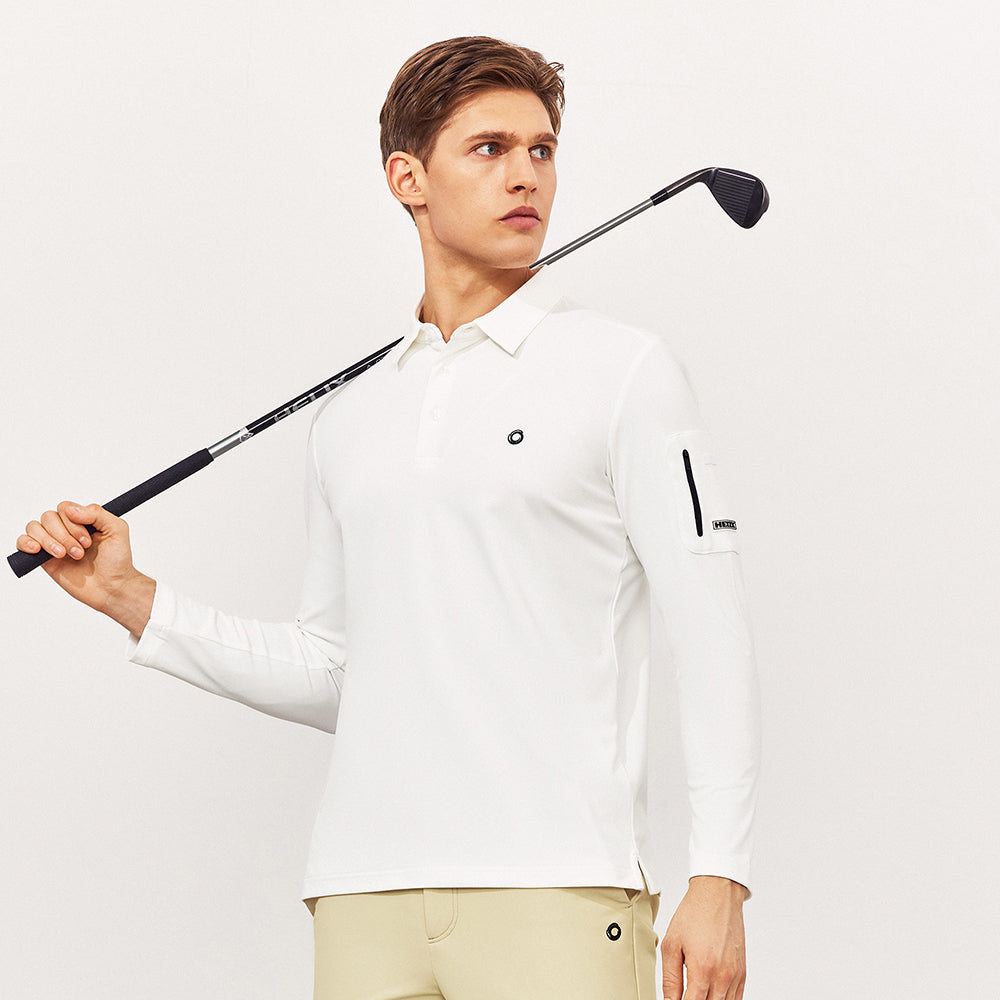 Men's Long Sleeve Polo Shirt HELIX
